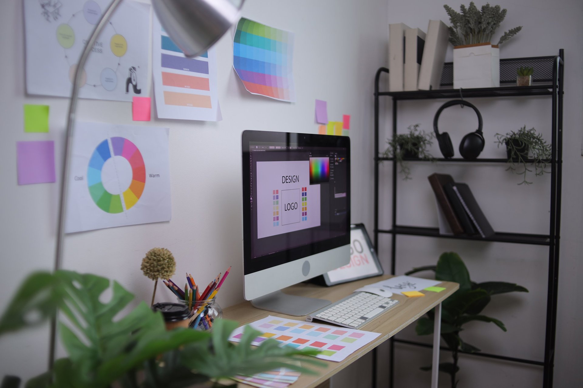 Modern design workspace